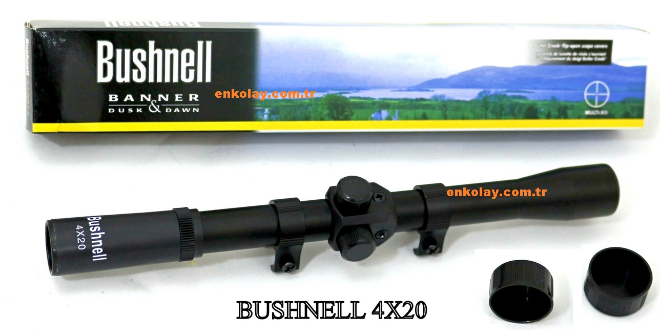 4x20 Bushnell Tüfek Dürbünü