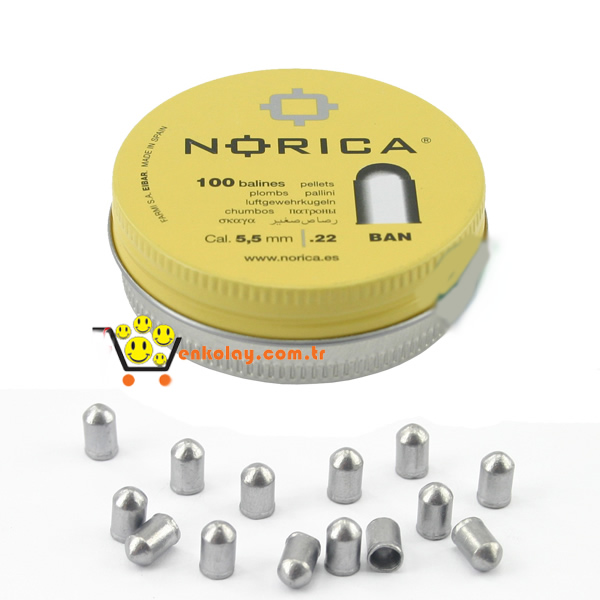 Norica Ban 5.5 mm Havalı Tüfek Saçması (100 LÜ)