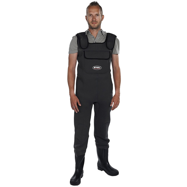 Mitchell Neopren Waders Tulum Çizme Gri No: 46/47