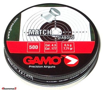 Gamo Match Diabolo Havalı Tüfek Saçması 4.5mm (500 lü)