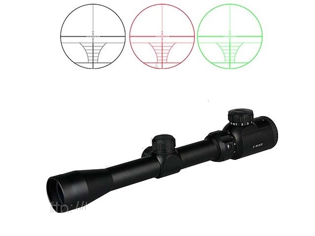 Breaker-Nikula 3-9x32EG Raylı Ayaklı Işıklı Tüfek Dürbünü
