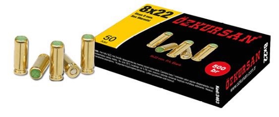 Kuru Sıkı Ses Mermisi Özkursan 8mm Sarı 3463