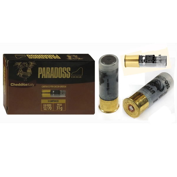 Cheddite Italy Paradoss Yivli Tek Kurşun 12 Cl 31 Gr