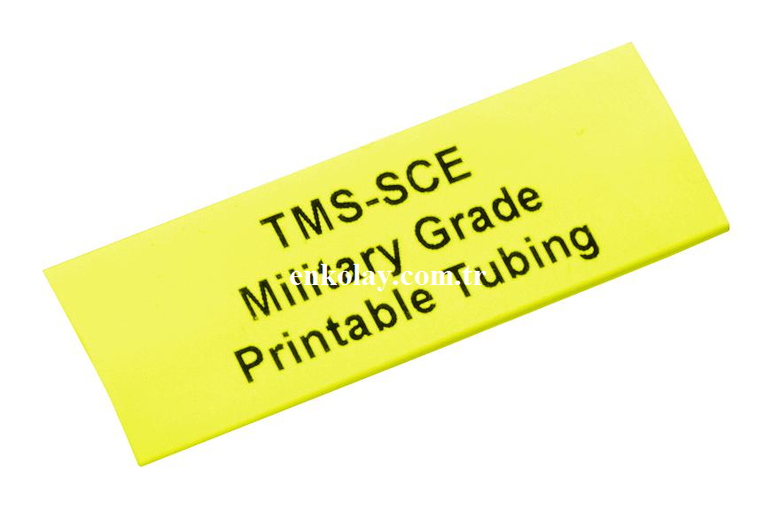 Raychem - Tyco  TMS-SCE-3/4-2.0-4  Wire Marker Heat Shrinkable Sleeve Yellow