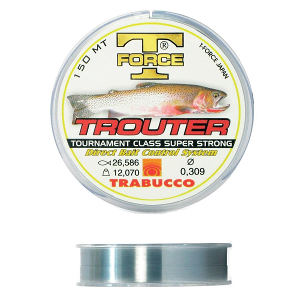 Trabucco T force Trouter Misina 150mt 0.180 Mm