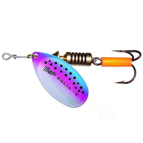 Mepps Aglia Fluo Micro Pigments Gümüş/gökkuşağı No:2