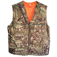 38106 Turuncu saz Desen Fişeklikli Avcı Yeleği