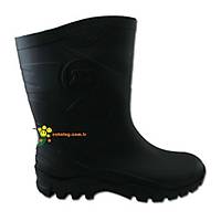 Dunlop Dane Çizme Kısa Siyah ( Thermolite Çorap Hediyeli ) 