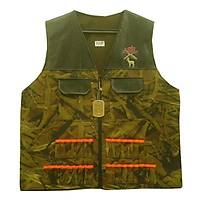 38720 Saz Desenli derili a.fişeklikli fileli Yelek