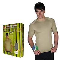 Bambu Reglan Kısa Kol Tshirt Haki S
