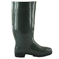 Y�ld�z Pvc Uzun �izme Haki/siyah No:42