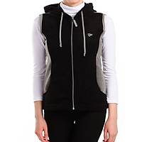Thermoform Sportlıne Bayan Kapşonlu Yelek Siyah/gri XL
