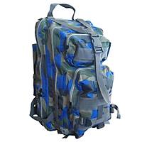 Tactical İthal Sırt Çantası Mavi Kamuflaj 25 30 Lt