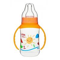 Wee Baby Silikon Kiraz U�lu Kulplu PP biberon 150cc