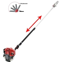Gardenpro GZJ-400T Teleskopik GX50 Motorlu Benzinli Y�ksek Dal Budama Testeresi