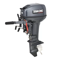 Tomking TKF15L 4 Zamanl� Uzun �aft Tekne Motoru 15 Hp