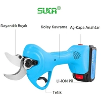 Suca SC 8602 Ak�l� �arjl� Budama Makas� 32 mm