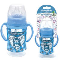 Baby Time Silikon U�lu Geni� A��z Kulplu Biberon - 250ml