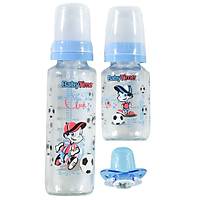 Baby Time 3 L� Cam Biberon Set - Mavi 0-6 Ay