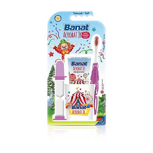 Banat Junior Bardakl� Set - Mor