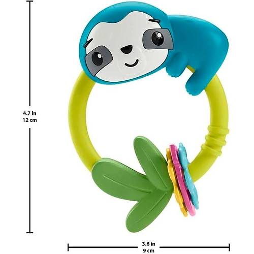 Fisher Price E�lenceli Dostlar ��ng�rakl� Di�lik - Makaral� Tembel Hayvan HJW11-HKD70