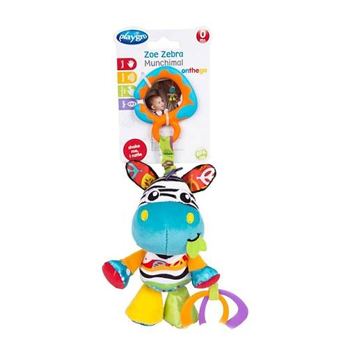 Playgro Munchimal Pelu� Aktivite Oyunca�� Zebra 0+Ay