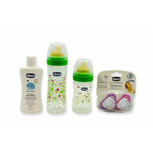 Chicco 4'l� F�rsat Paket(�ampuan Biberonx2 Emzik) - K�z