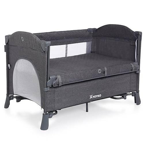 Yoyko Exclusive Comfort 8 in 1 Anne Yan� Park Yatak Oyun Park� 70x110 - Gri