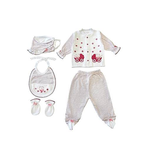 Sema Baby 5'li Set - Pembe