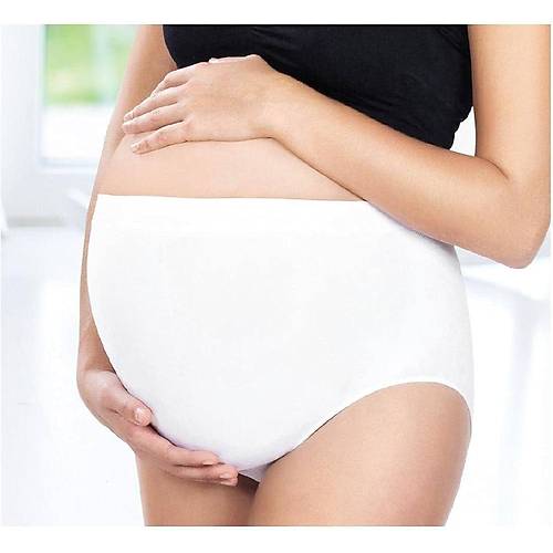 Sema Baby Beli Dantelli Hamile K�lodu Beyaz XL