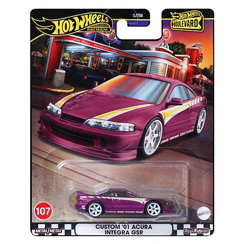 Hot Wheels Boulevard Premium Tekli Arabalar - Custom 01 Acura �ntegra GSR