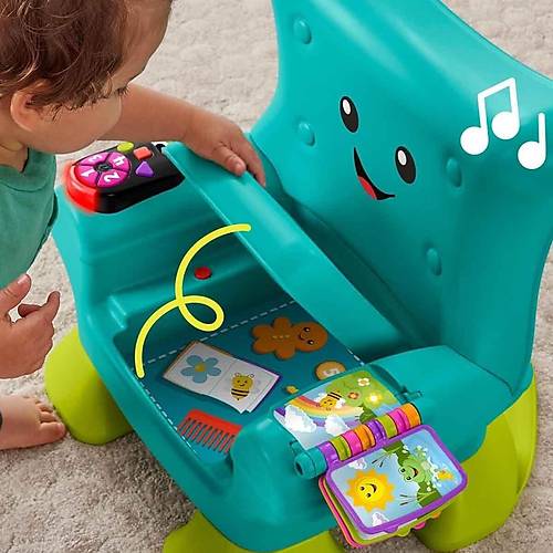 Fisher Price Sesli ve I��kl� Ya�a G�re Geli�im �lk Koltu�um JGK94