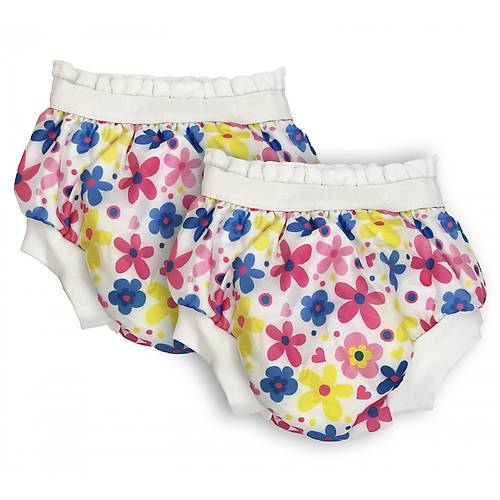 Sema Baby 2'li  Desenli L�ks Al��t�rma K�lodu No.1 10-15 kg - Flowers