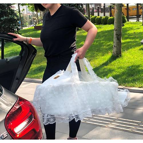 Sema Baby Fistolu G�p�rl� L�ks Yenido�an Bebek Yata�� - Ekru