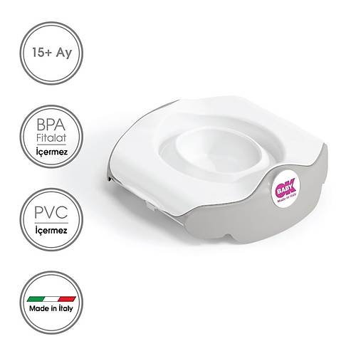 Okbaby Roady Katlanabilir Oturak & Klozet Adapt�r� / A.Gri