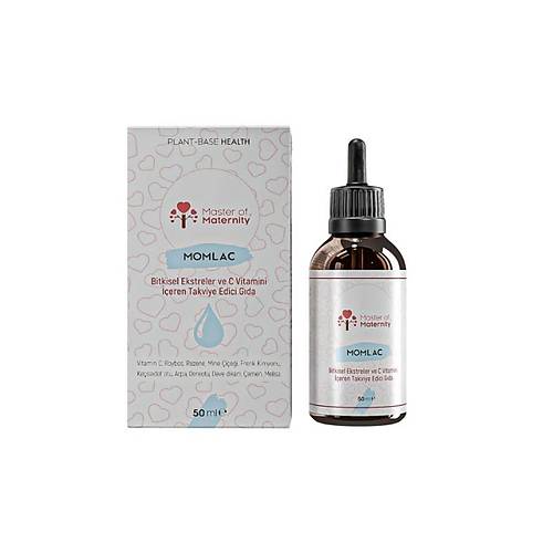 Master of Maternity Momlac Bitkisel Ekstreler ve C Vitamini ��eren Takviye Edici G�da - 50 ml