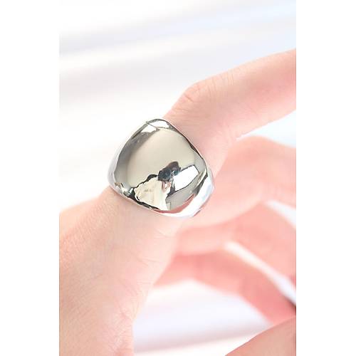 Silver Renk Ayarlanabilir Bombeli Ayna Yzk