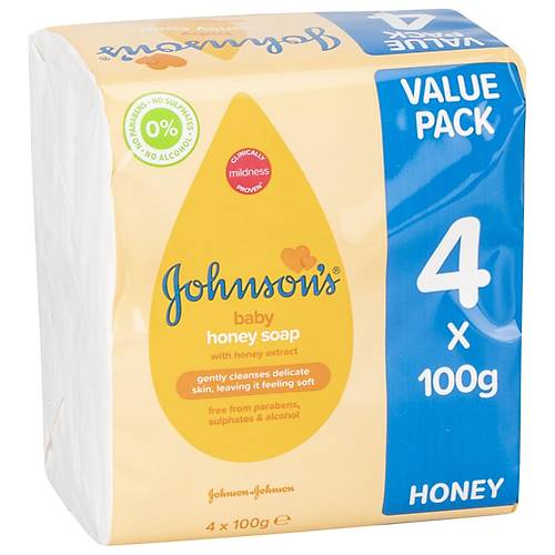 Johnson's Baby Bal �zl� Bebek Sabunu 4x100 gr
