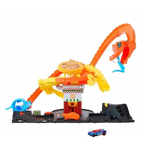 Hot Wheels Pizza D�kkan�nda Kobra Maceras� Oyun Seti HTN81