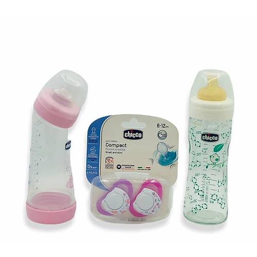 Chicco Bebe�inizin �lk Seti 3'l� F�rsat Paketi - Pembe