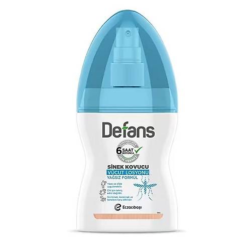 Defans Sinek Kovucu V�cut Losyonu Ya�s�z Form�l 100 ml