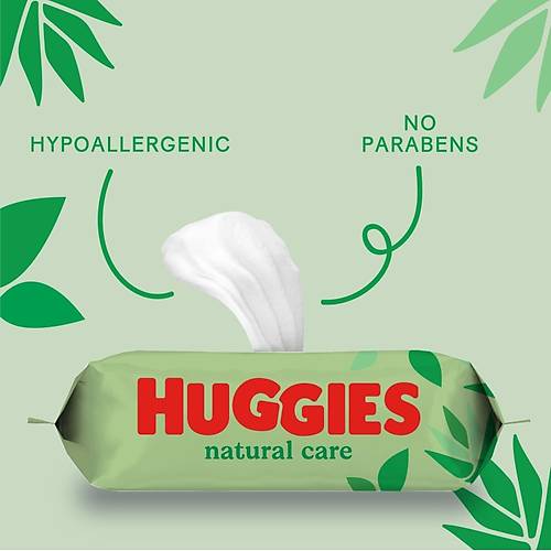 Huggies Yenido�an Natural Care Islak Bebek Havlusu 56 Yaprak