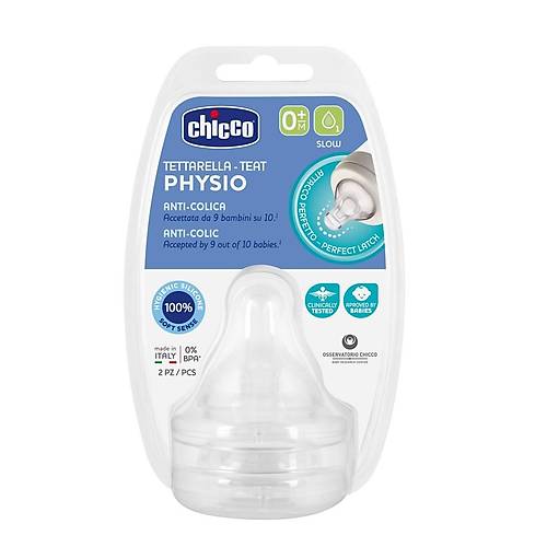Chicco Wellbeing Silikon 2'li Biberon Emzi�i 0 ay+