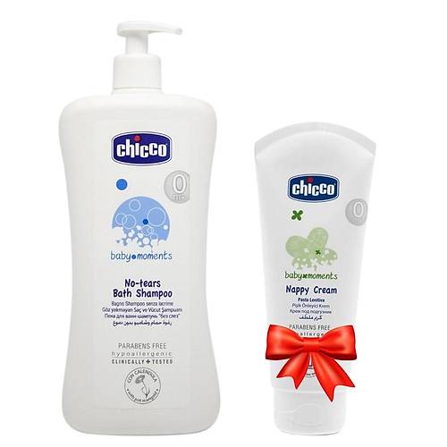 Chicco G�z Yakmayan Sa� ve V�cut �ampuan� 750ml + Chicco Pi�ik �nleyici Krem 100ml