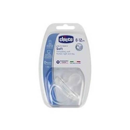 Chicco Physio Soft Silikon Emzik 6-12 Ay - �effaf