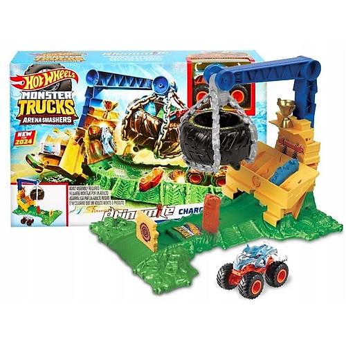 Hot Wheels Monster Trucks Arenada Rhinomite M�cadelesi Oyun Seti HTP18