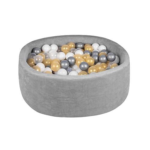 Comfymax Oyun Alan� ve Top Havuzu 200 Top Gold/Gri/Beyaz/�effaf