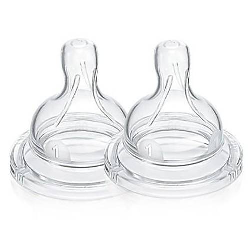 Avent Biberon Emzi�i Silikon ( +0 Ay) No:1 2`Li