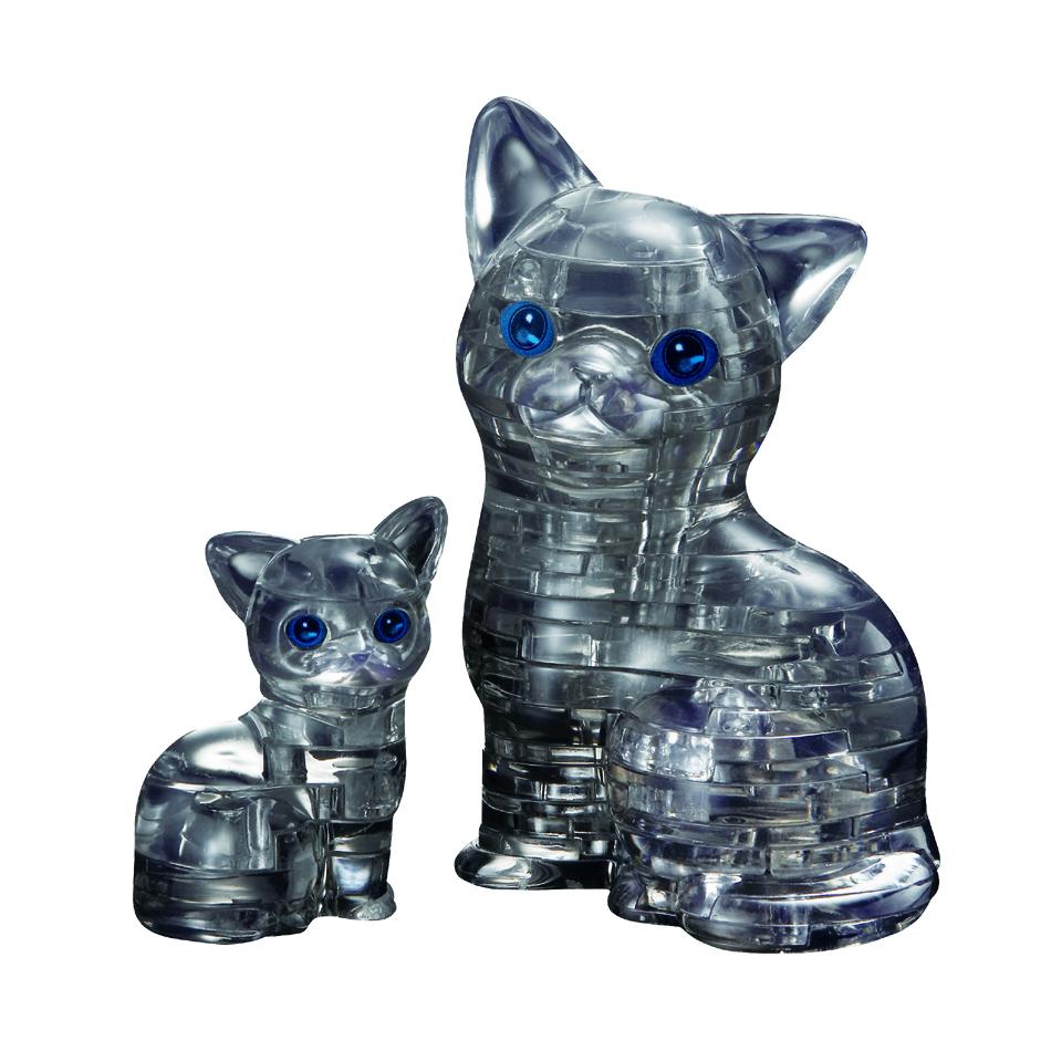 3D Crystal Puzzle Cat &amp; Kitten 3 Boyutlu Kedi Puzzle «