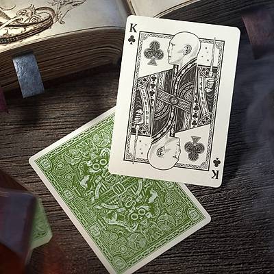 Theory11 Harry Potter Green Slytherin Playing Cards - Koleksiyonluk Poker Destesi